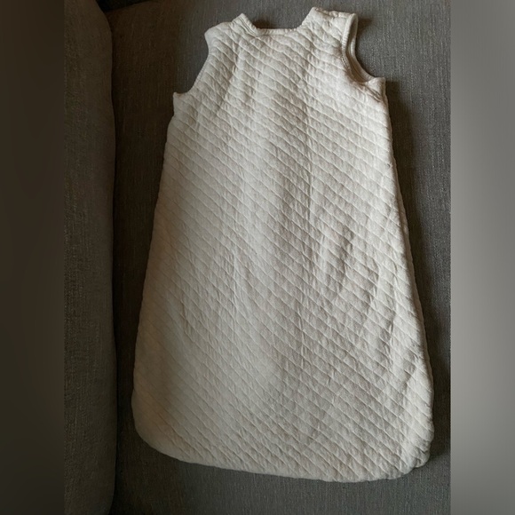 Baby Quilted Sleep Sack Hanna Andersson Cream size medium - Picture 2 of 4
